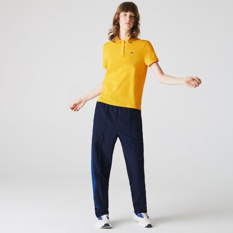 Lacoste Classic Fit Soft Bavlněné Petit Piqué Polo Žluté | yURb0DzC