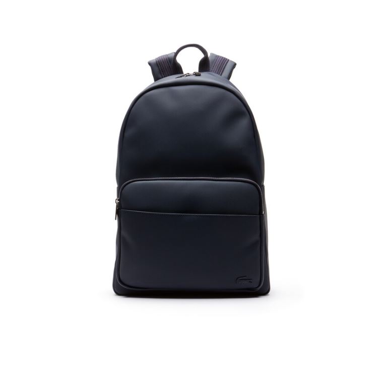 Lacoste Classic Petit Piqué Backpack Tmavě Blankyt | CObbTu95