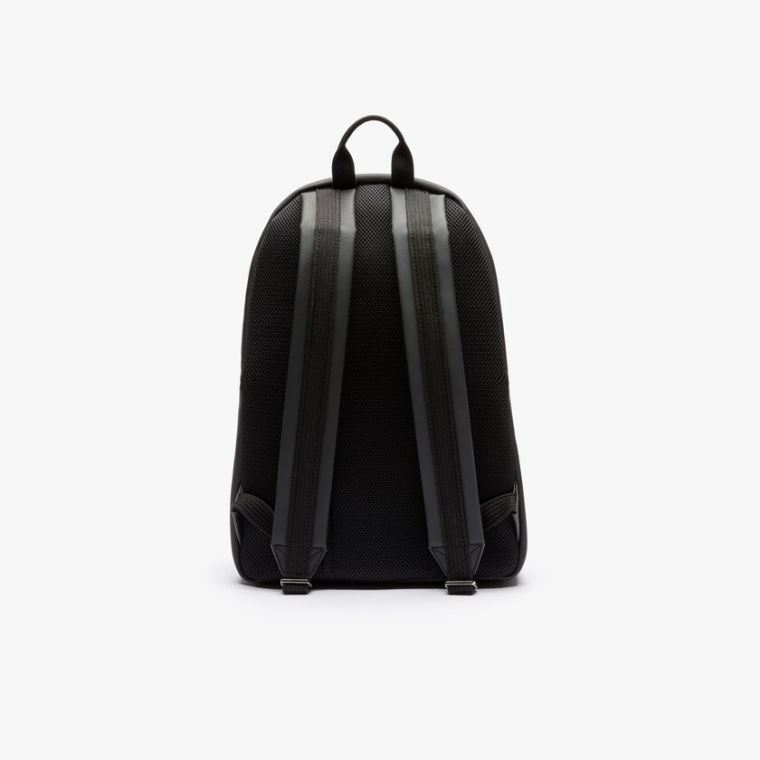 Lacoste Classic Petit Piqué Backpack Černé | HqeYKafM