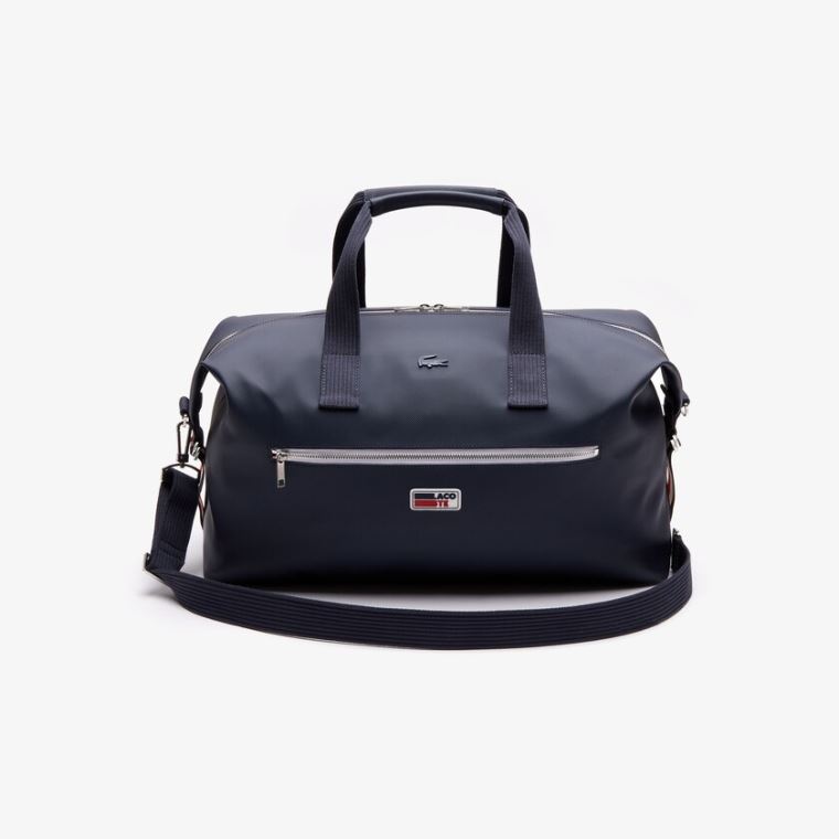 Lacoste Classic Tricolour Accents Weekender Bag Tmavě Blankyt Blankyt Bílé Červené | IRIOlBJF