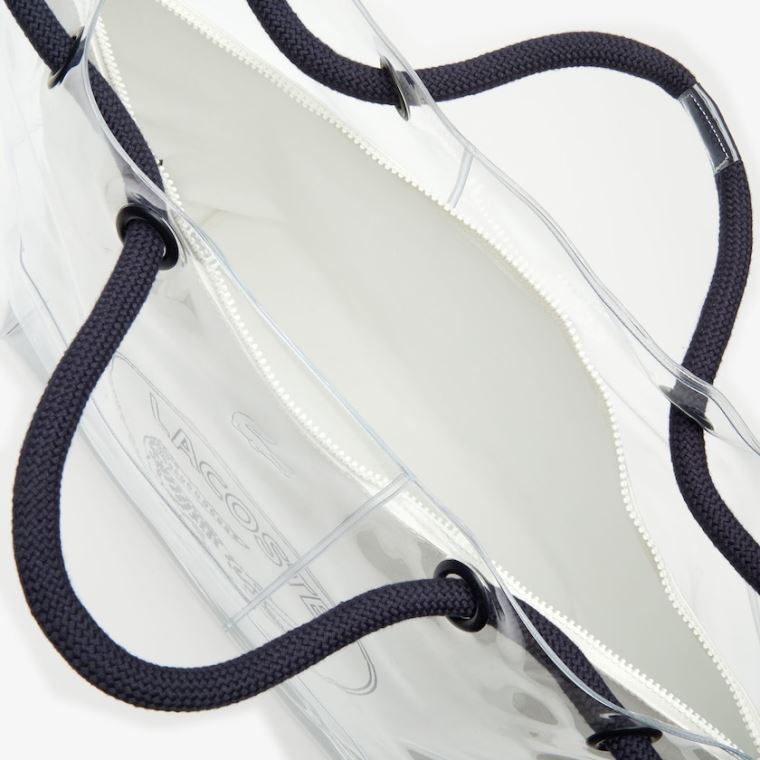 Lacoste Clear Shopper Bag Bílé | wRyj4s30