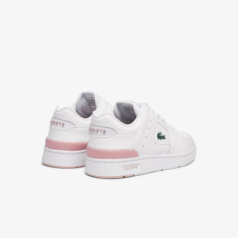 Lacoste Court Cage Sneaker Bílé Světle Růžové | Wi04gl3E