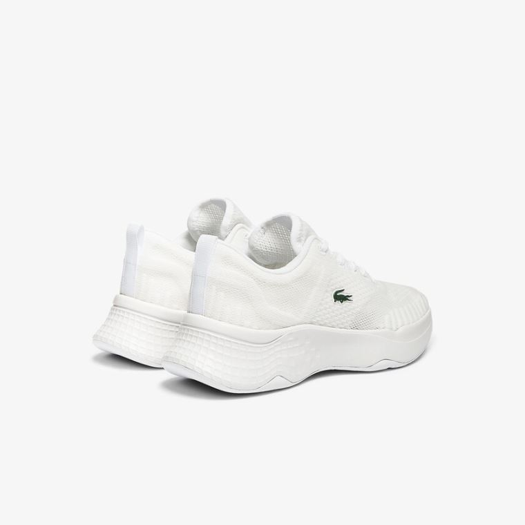 Lacoste Court-Drive Fly Textilní Sneakers Bílé | 0HQEjJQ8