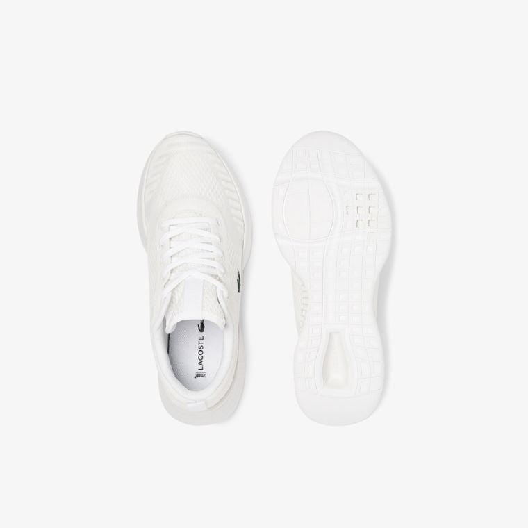 Lacoste Court-Drive Fly Textilní Sneakers Bílé | 0HQEjJQ8