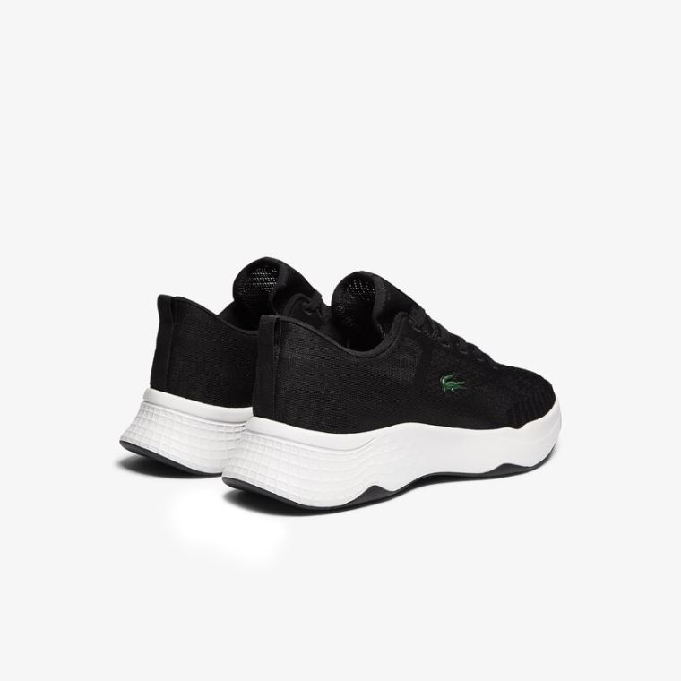 Lacoste Court-Drive Fly Textilní Sneakers Černé Bílé | dPPDgc4X