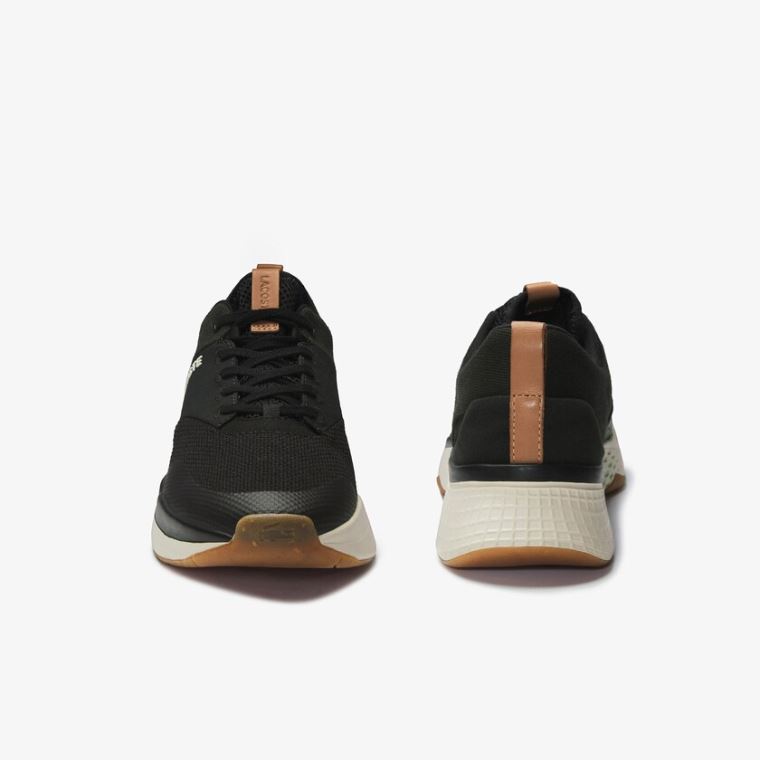 Lacoste Court-Drive Plus Colourblock Textilní Sneakers Černé Bílé | szN9EES4