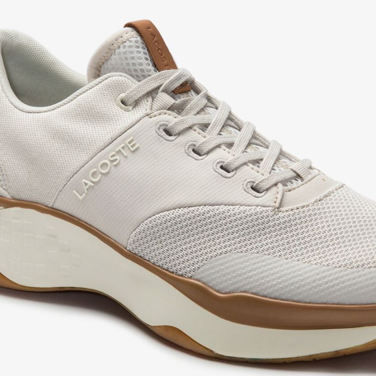 Lacoste Court-Drive Plus Platene and Syntetická Sneakers Bílé Bílé | AvOU2WcJ