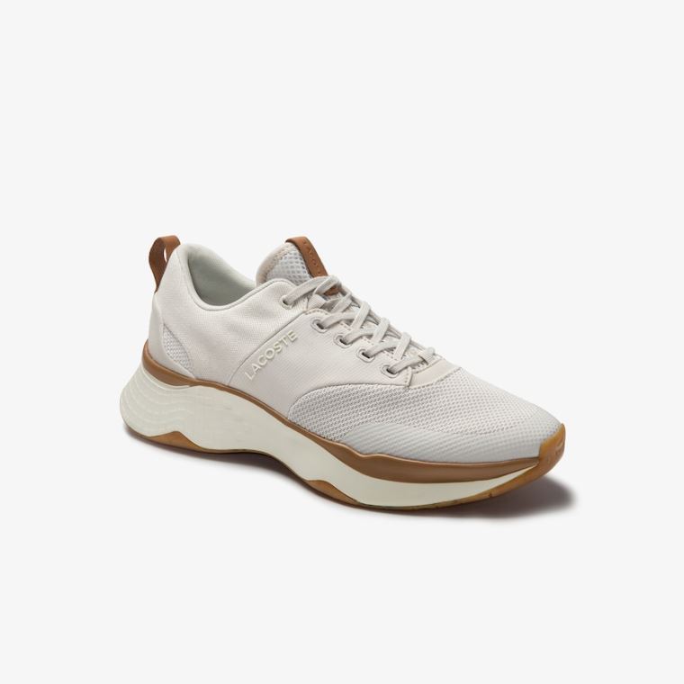 Lacoste Court-Drive Plus Platene and Syntetická Sneakers Bílé Bílé | AvOU2WcJ