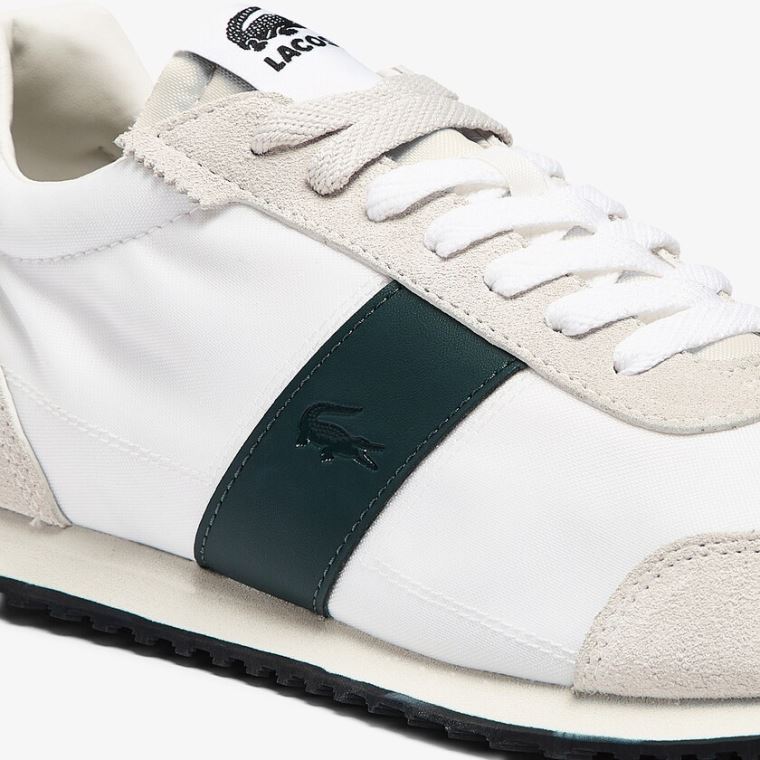 Lacoste Court Pace Textilní Sneakers Béžový Zelene | ZKpDGNQn