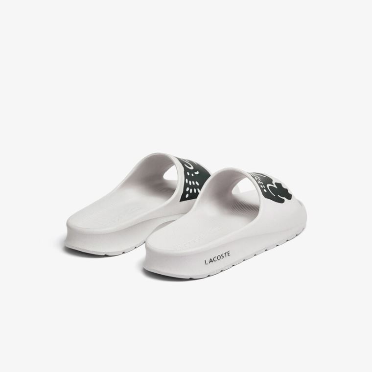 Lacoste Croco 2.0 Syntetická Slides Bílé | 1KnDGZLi