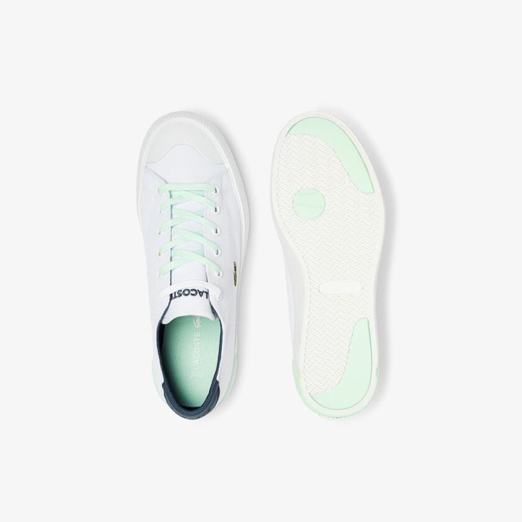 Lacoste Gripshot Platene and Læder Sneakers Bílé Světle Blankyt | ePnAhgQU