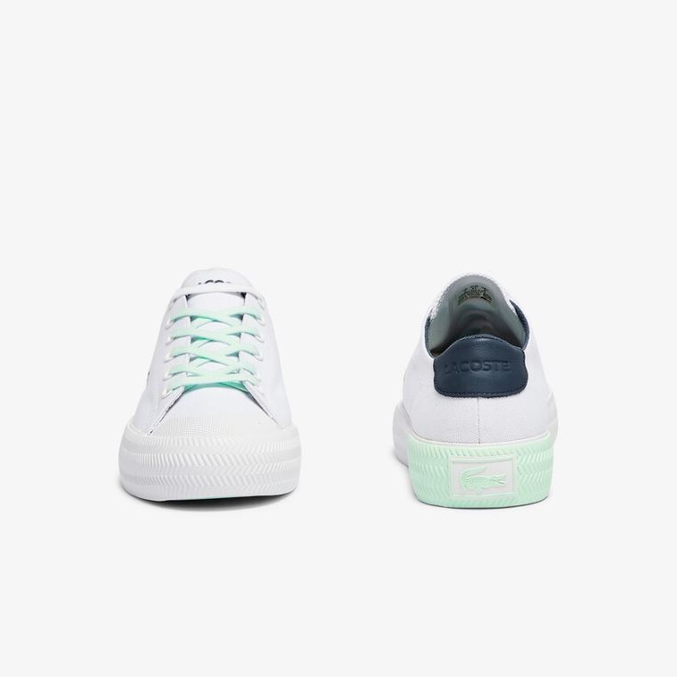 Lacoste Gripshot Platene and Læder Sneakers Bílé Světle Blankyt | ePnAhgQU