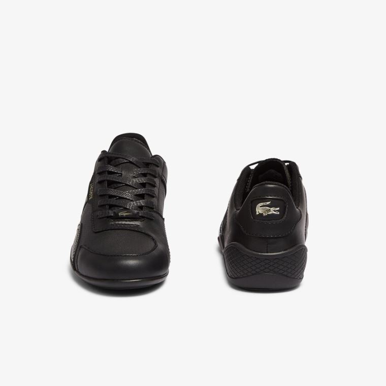 Lacoste Hapona Læder and Syntetická Sneakers Černé | Y14Qmgdh