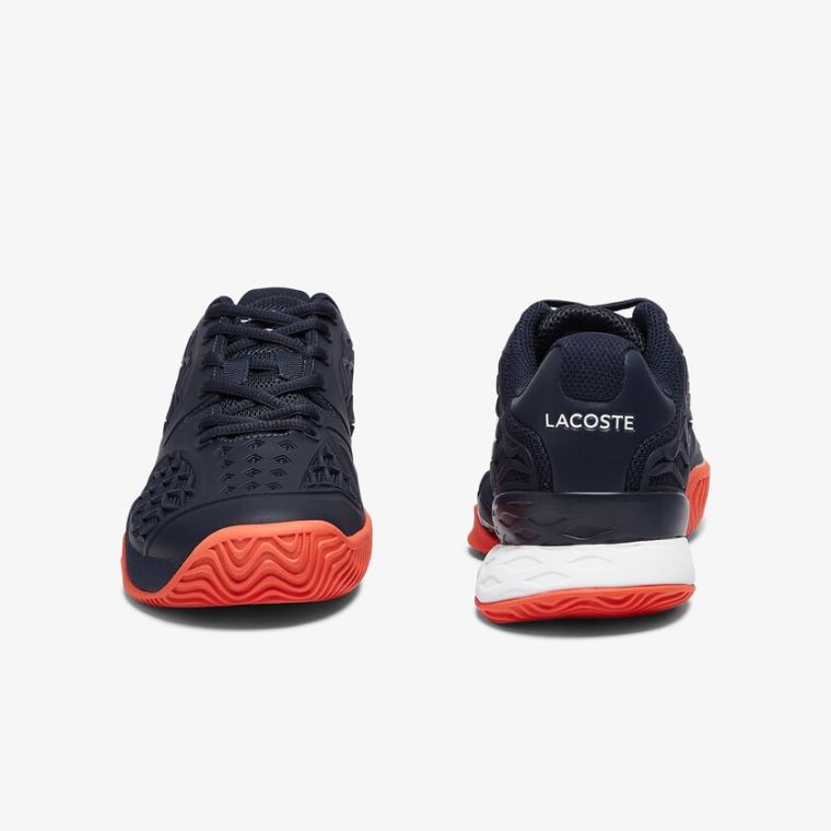 Lacoste LC Scale Roland Garros Textilní Sneakers Tmavě Blankyt Červené | 4WD7w9vV