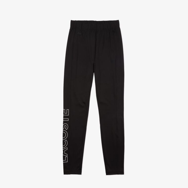 Lacoste LIVE Logo Printed Leggings Černé Bílé | R95SG7Tx