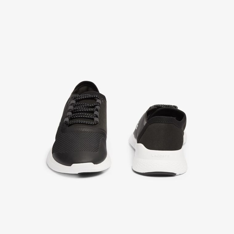 Lacoste LT Fit Syntetická and Textilní Sneakers Černé Bílé | dABjtrxn