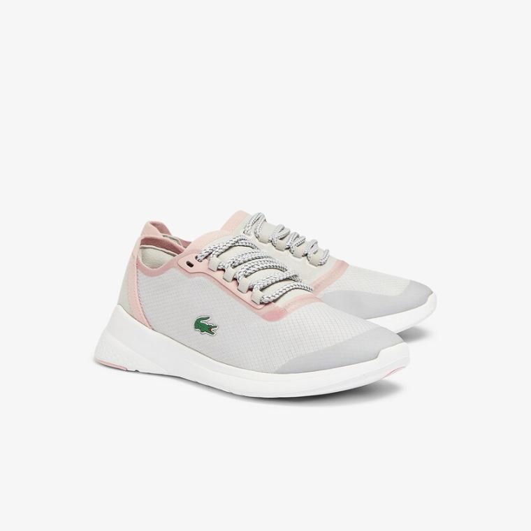 Lacoste LT Fit Syntetická and Textilní Sneakers Světle Šedé Světle Růžové | qxfoEvxI