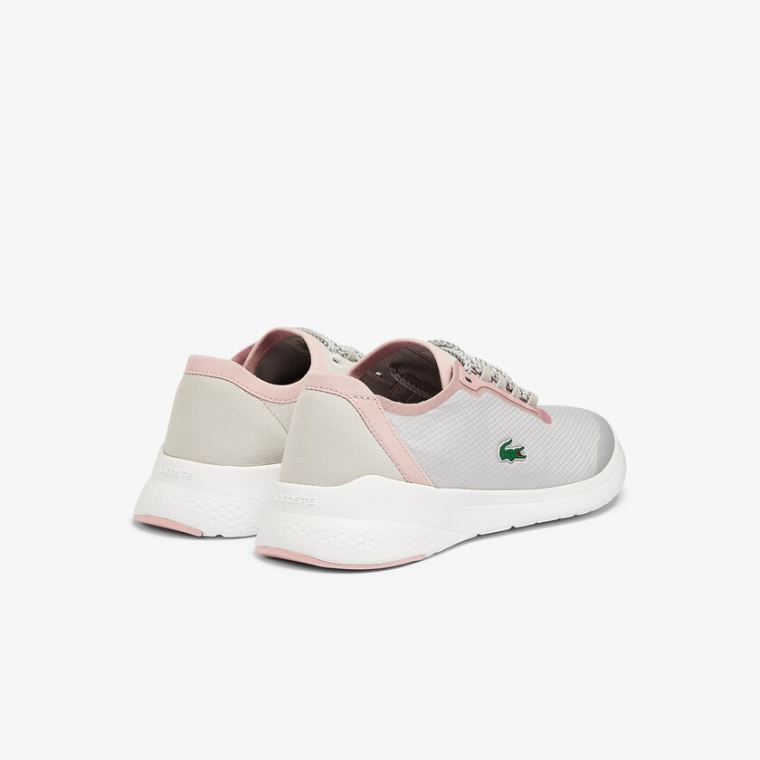 Lacoste LT Fit Syntetická and Textilní Sneakers Světle Šedé Světle Růžové | qxfoEvxI