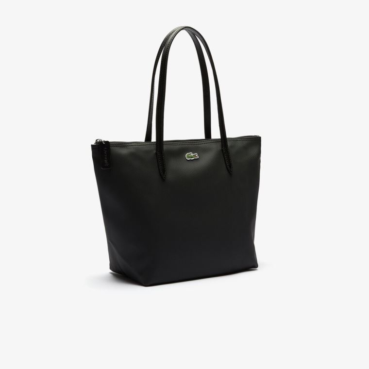 Lacoste L.12.12 Concept Small Zip Tote Bag Černé | KAMRlOpP