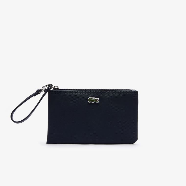 Lacoste L.12.12 Concept Zip Clutch Bag Tmavě Blankyt Blankyt | 318QO9NY