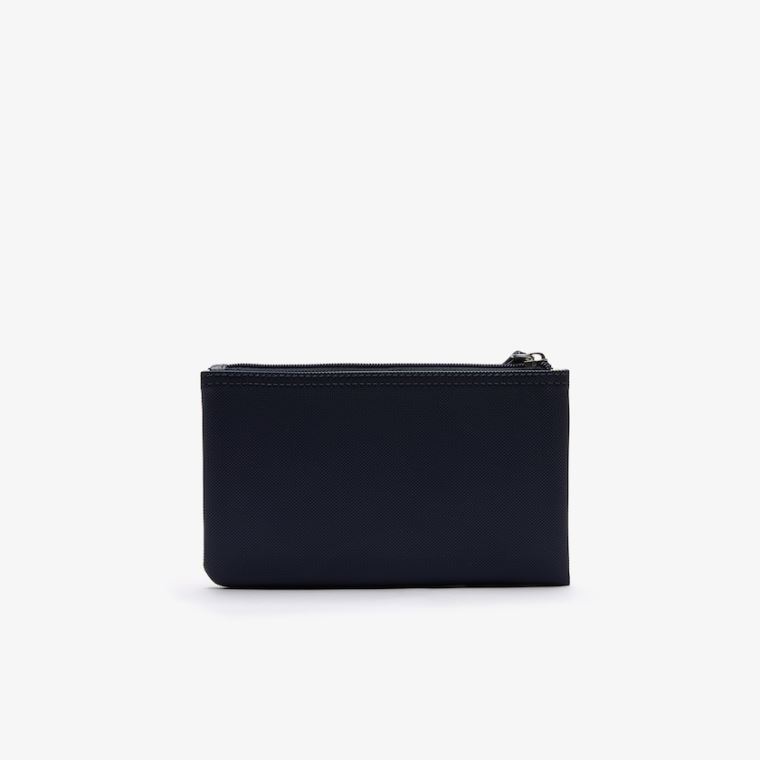 Lacoste L.12.12 Concept Zip Clutch Bag Tmavě Blankyt Blankyt | 318QO9NY