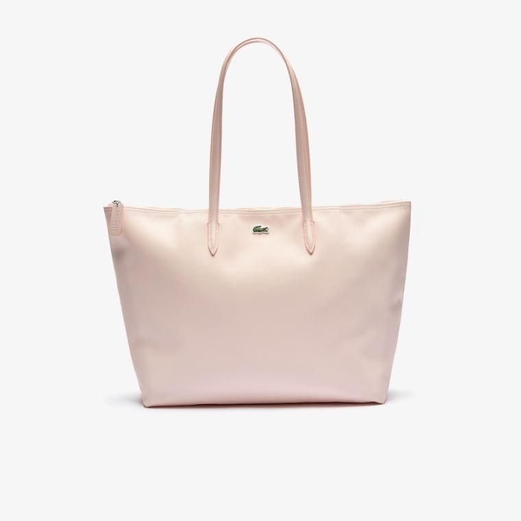 Lacoste L.12.12 Concept Zip Tote Bag Růžové | QUWew6K5