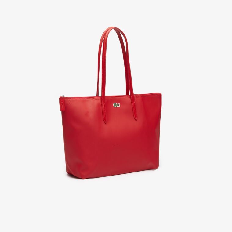 Lacoste L.12.12 Concept Zip Tote Bag Červené | TjwI5FAs