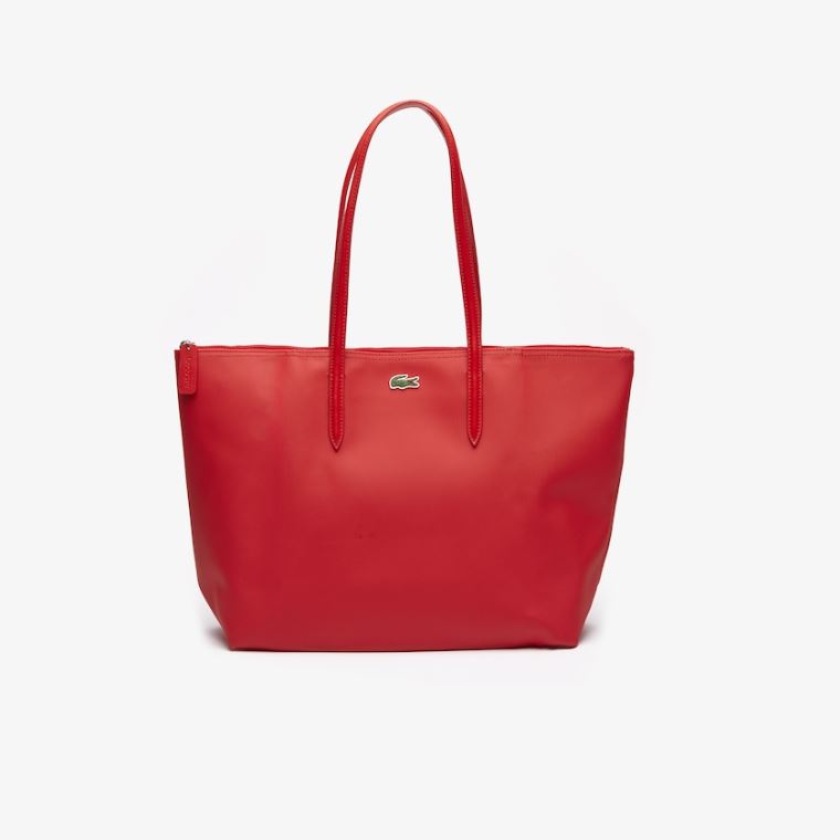 Lacoste L.12.12 Concept Zip Tote Bag Červené | TjwI5FAs