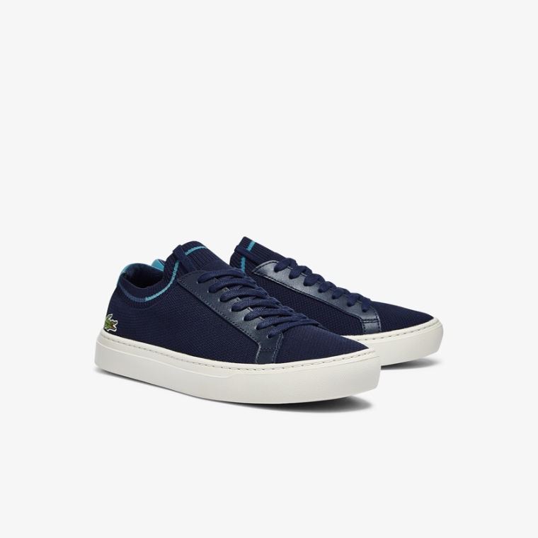 Lacoste La Piquée Textilní Knit Sneakers Tmavě Blankyt | NGZ1qn0A