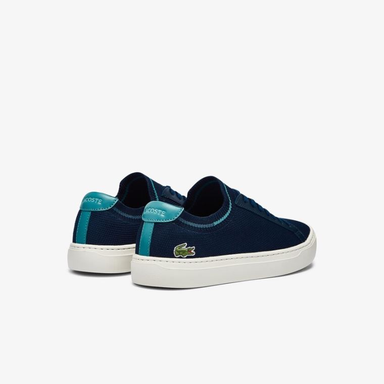 Lacoste La Piquée Textilní Knit Sneakers Tmavě Blankyt | NGZ1qn0A