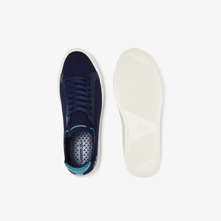 Lacoste La Piquée Textilní Knit Sneakers Tmavě Blankyt | NGZ1qn0A