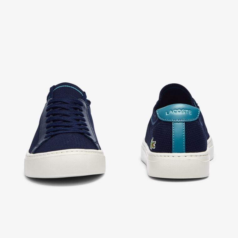 Lacoste La Piquée Textilní Knit Sneakers Tmavě Blankyt | NGZ1qn0A