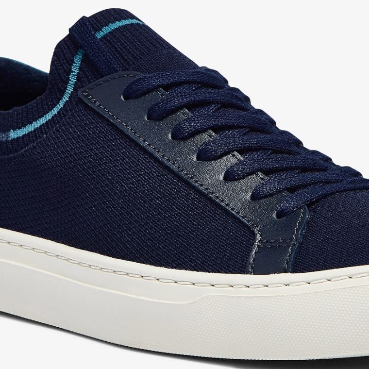 Lacoste La Piquée Textilní Knit Sneakers Tmavě Blankyt | NGZ1qn0A