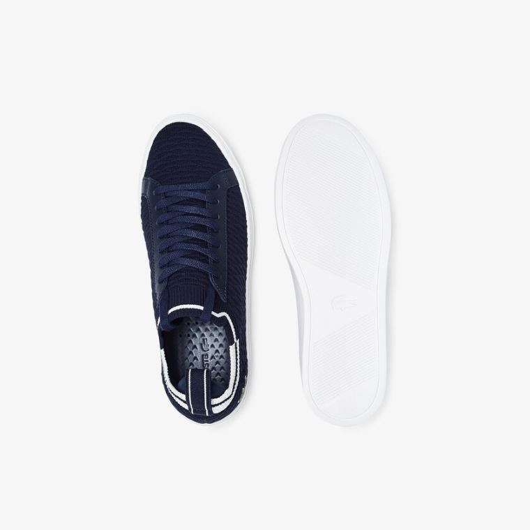 Lacoste La Piquée Textilní Sneakers Tmavě Blankyt Bílé | BrTexSzX