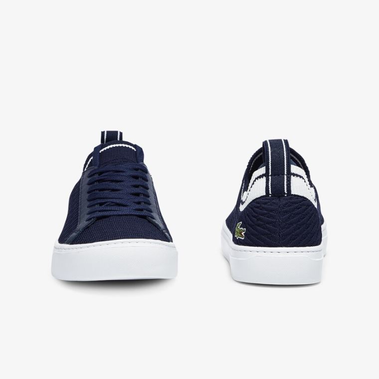 Lacoste La Piquée Textilní Sneakers Tmavě Blankyt Bílé | BrTexSzX