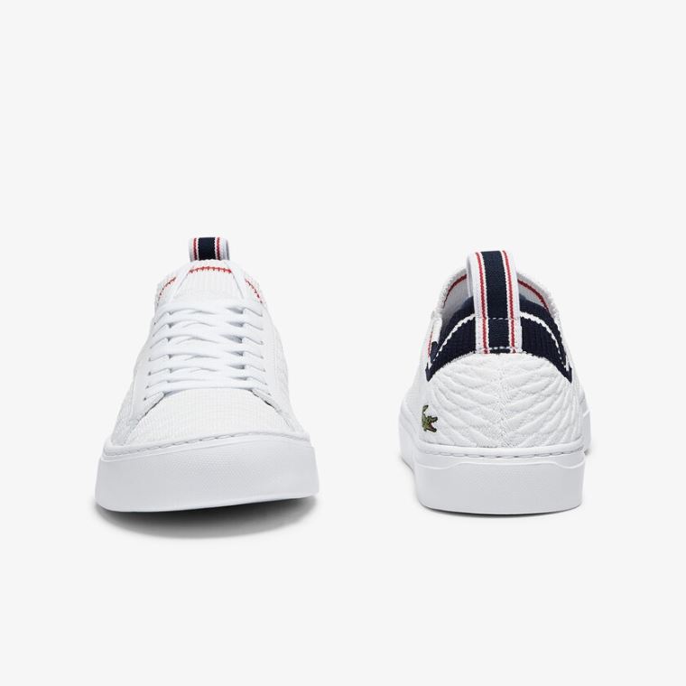 Lacoste La Piquée Textilní Sneakers Bílé Béžový | l0smkoAw