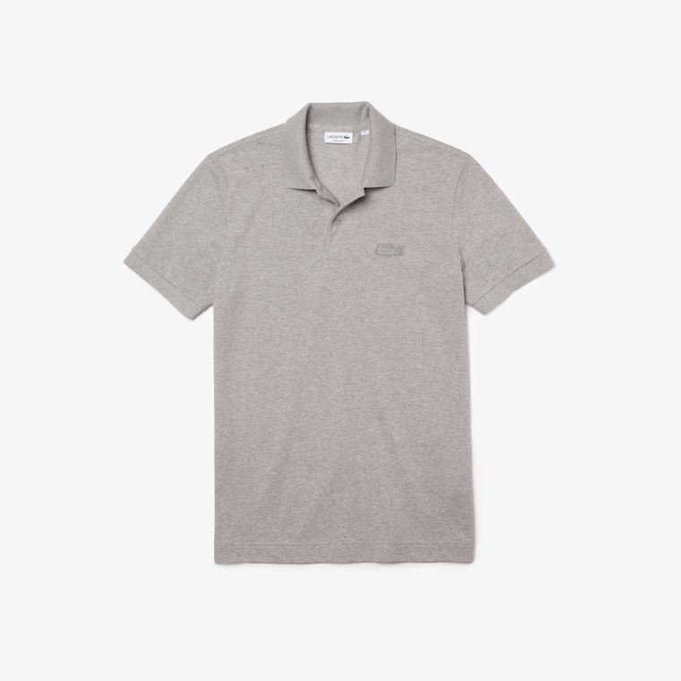 Lacoste Loop Polo Šedé | UIHD7bLh