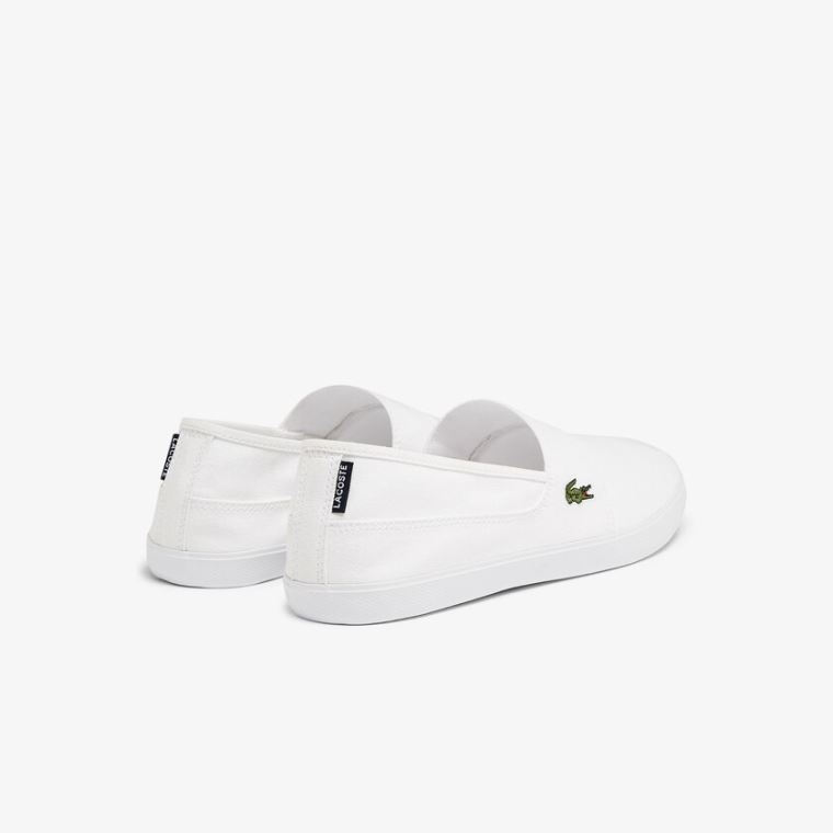 Lacoste Marice Platene Slip-ons Bílé | V2aKlTkn