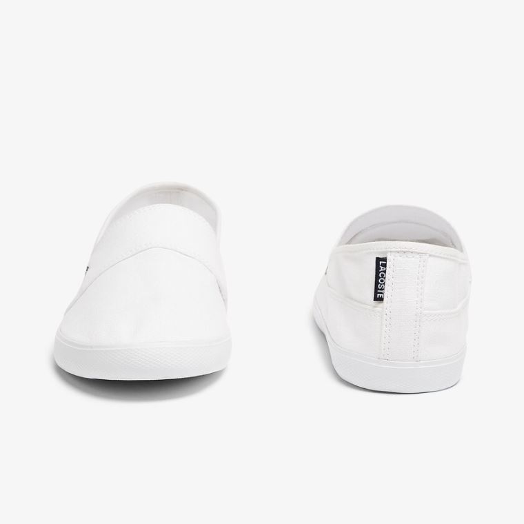 Lacoste Marice Platene Slip-ons Bílé | V2aKlTkn