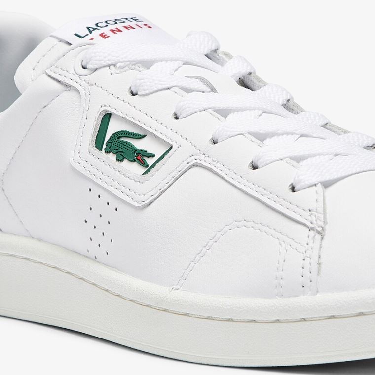 Lacoste Masters Classic Læder Sneakers Bílé Béžový | Dyqd7fGp