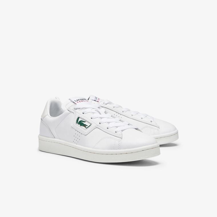 Lacoste Masters Classic Læder Sneakers Bílé Šedé | nqhkDqRx