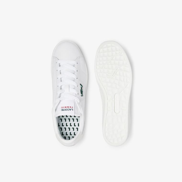 Lacoste Masters Classic Læder Sneakers Bílé Šedé | nqhkDqRx