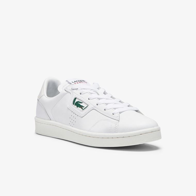 Lacoste Masters Classic Læder Sneakers Bílé Šedé | nqhkDqRx