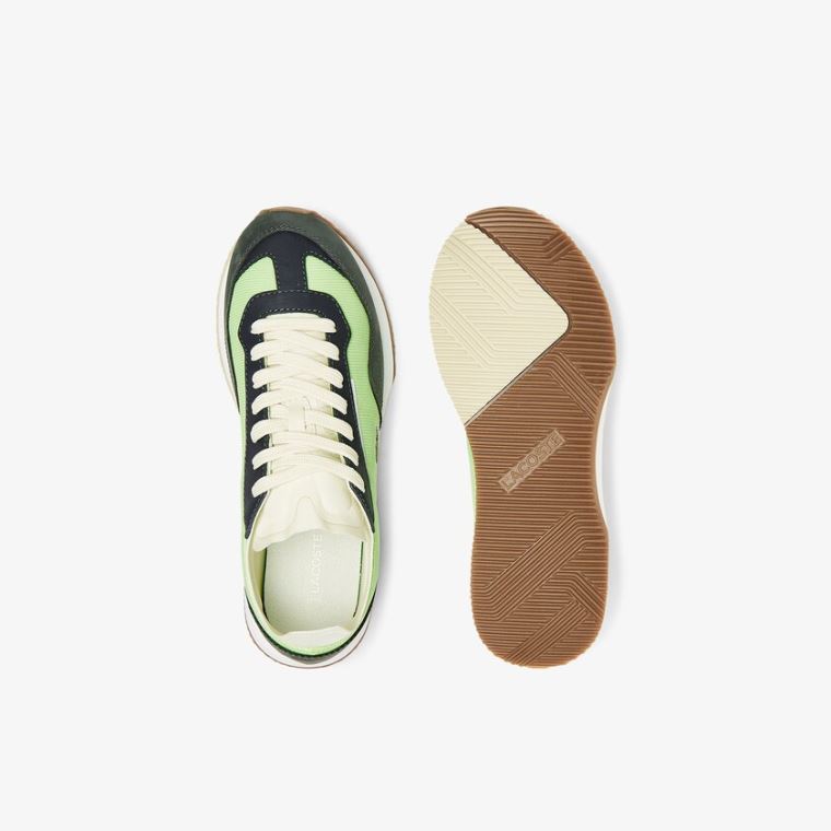 Lacoste Match Break Textilní Sneakers Olivy Zelené Světle Zelene | Vl7ugWrj