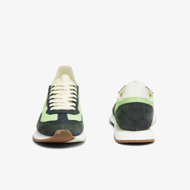 Lacoste Match Break Textilní Sneakers Olivy Zelené Světle Zelene | Vl7ugWrj