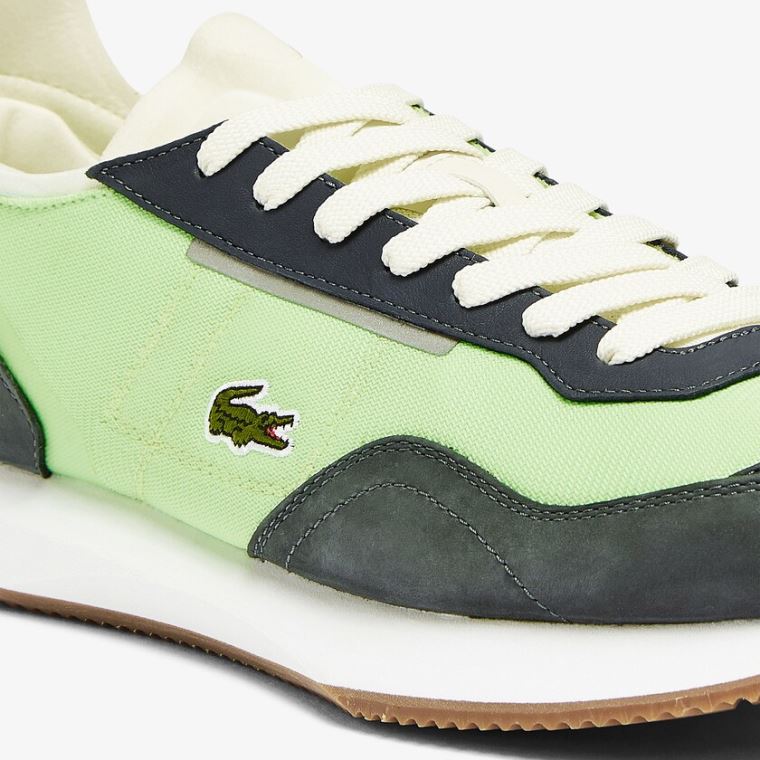 Lacoste Match Break Textilní Sneakers Olivy Zelené Světle Zelene | Vl7ugWrj