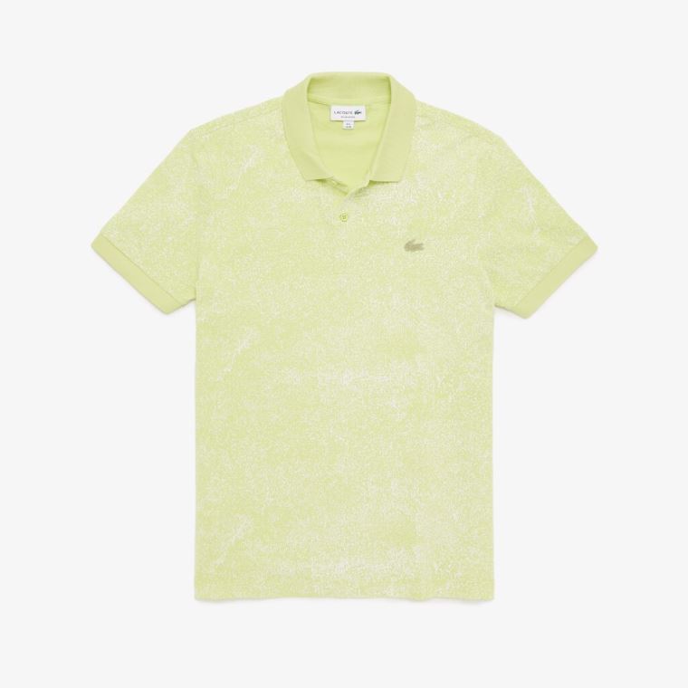 Lacoste Motion Premium Piqué Polo Shirt Žluté | wG7lmIQK