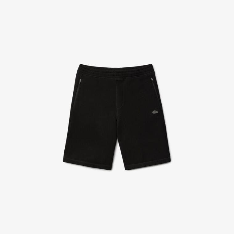 Lacoste Motion Stretch Bavlněné Bermuda Shorts Černé | 3aKW6cfS