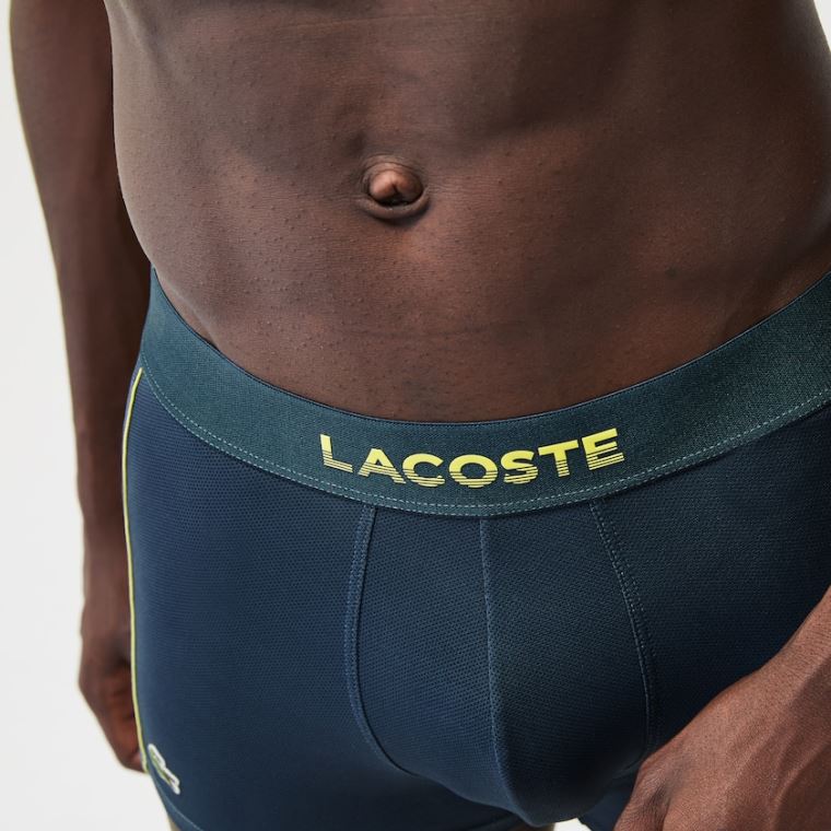 Lacoste Motion Technical Piqué Boxerské Briefs Blankyt | fULyLXUq