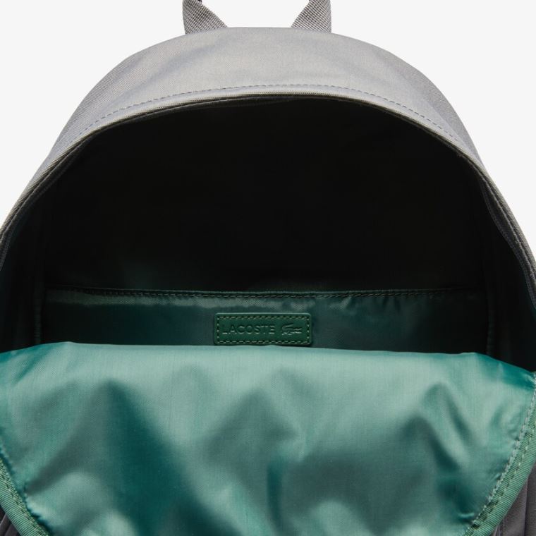 Lacoste Neocroc Branded Platene Backpack Šedé | 5qnj4tlL